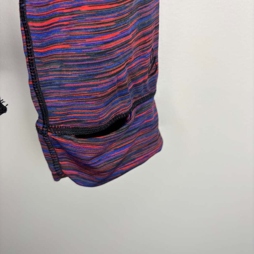 CUDDL DUDS Flex Fit Long Sleeve V-Neck Striped Tunic Womens XL Purple Red Blue - Picture 3 of 8